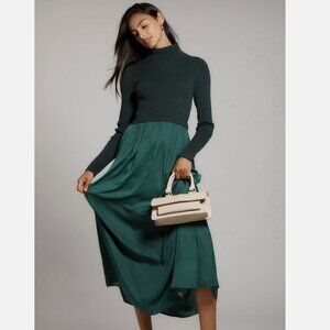 By Anthropologie The Thea Twofer Sweater Dress